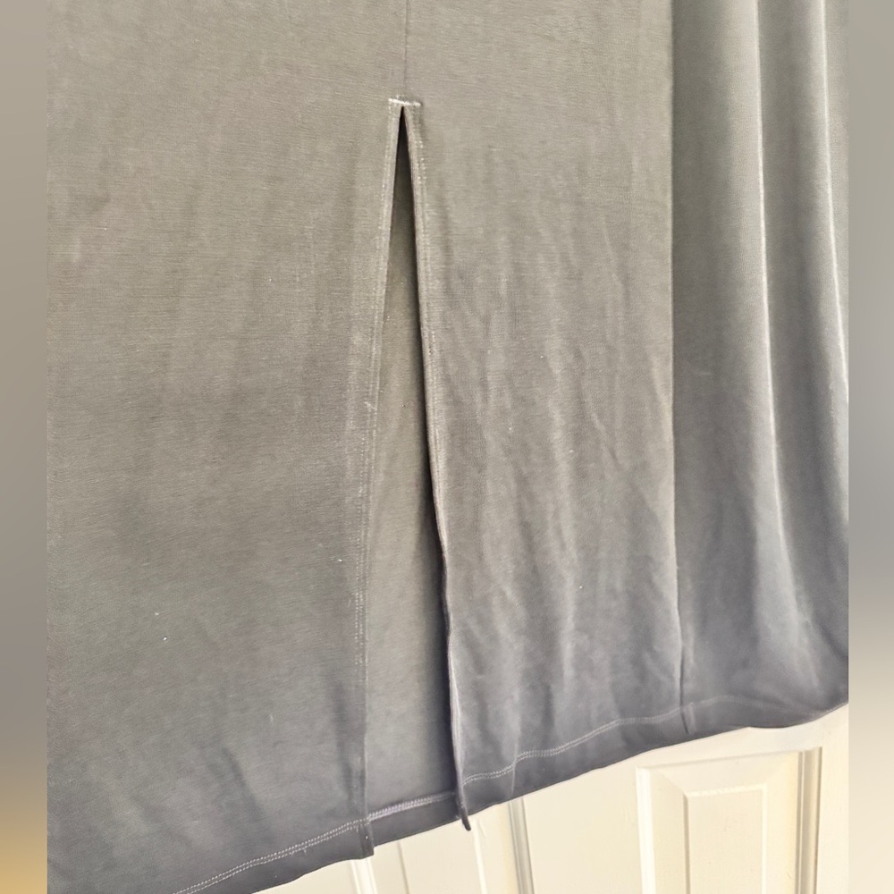 Travelers by Chico's Classic Black Maxi A line Skirt Sz 3(16) - Picture 4 of 6